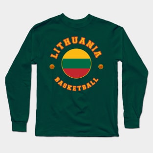 Lithuania Basketball Long Sleeve T-Shirt